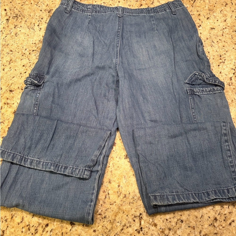 Rewash Denim Cargo Pants - Picture 4 of 5